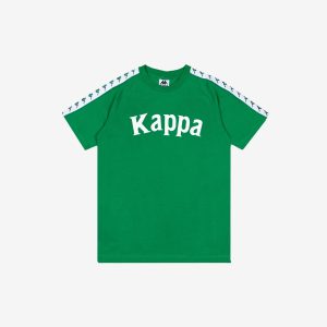 222 Banda Balima T-Shirt - Green Tee White