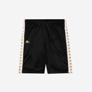 222 Banda Treadwellz Shorts - Black Yellow Gold Rich White