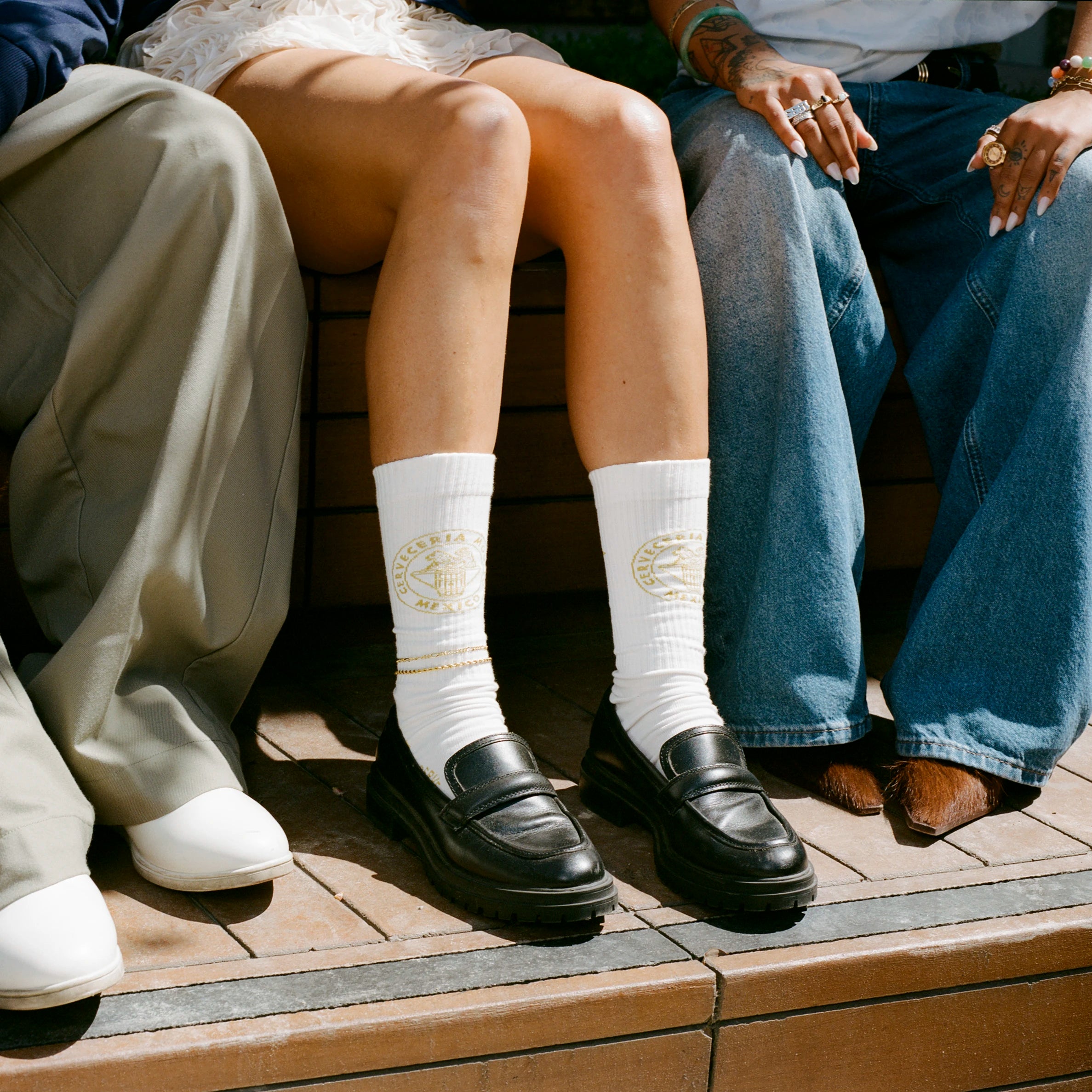 Davenob Modelo Socks - White Milk - Image 2