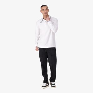 Logo Maltax 5MLS Polo - White/Blue Marine