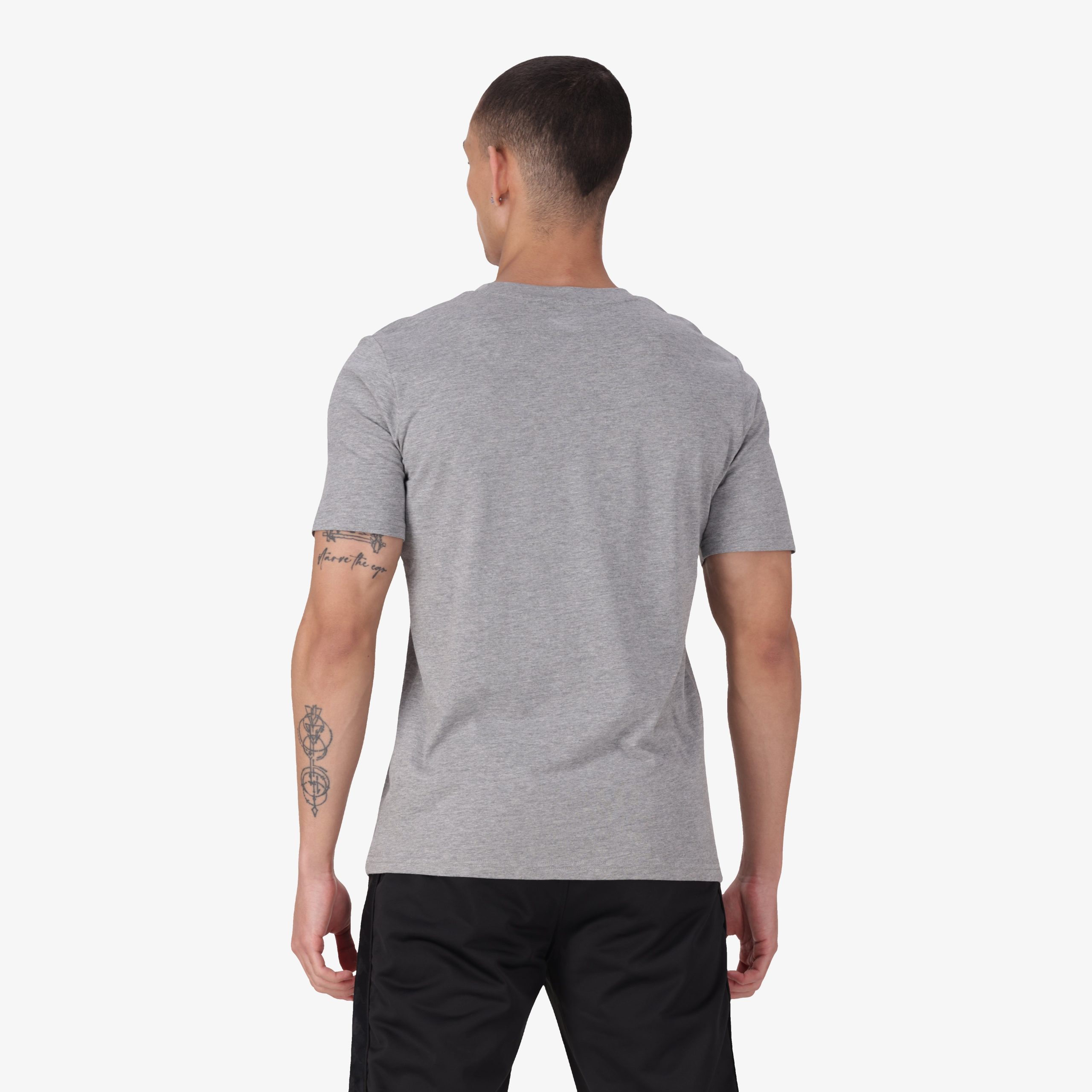 Logo Feddu T-Shirt - Grey Md Mel - Image 3