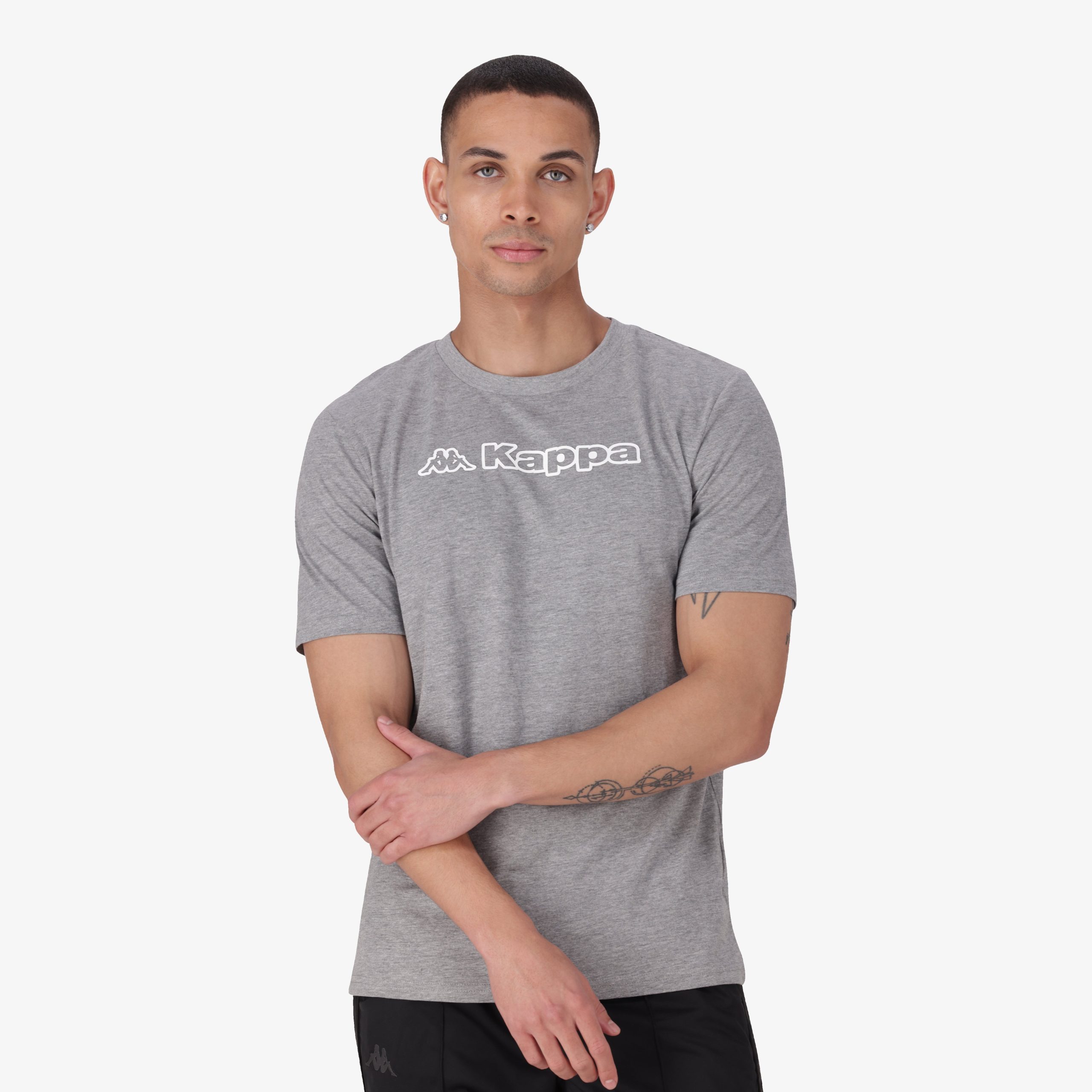 Logo Feddu T-Shirt - Grey Md Mel - Image 4