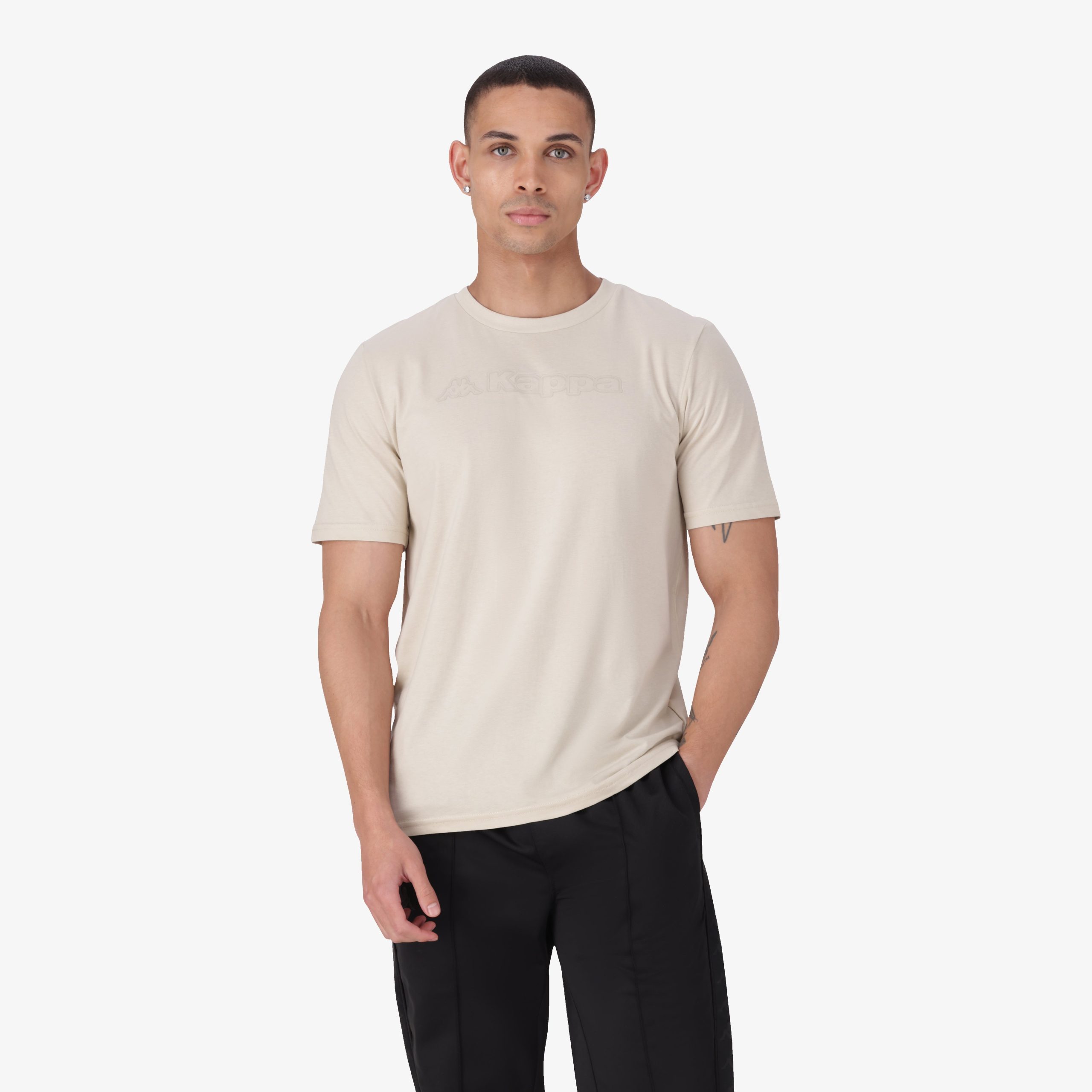 Logo Feddu T-Shirt - Beige Fog - Image 4