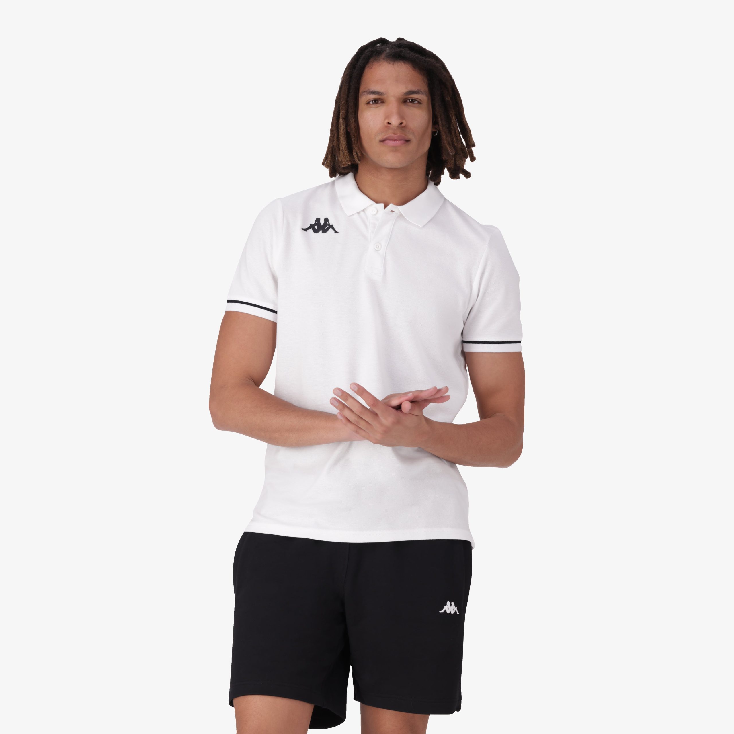 Barli Polo - White/Black