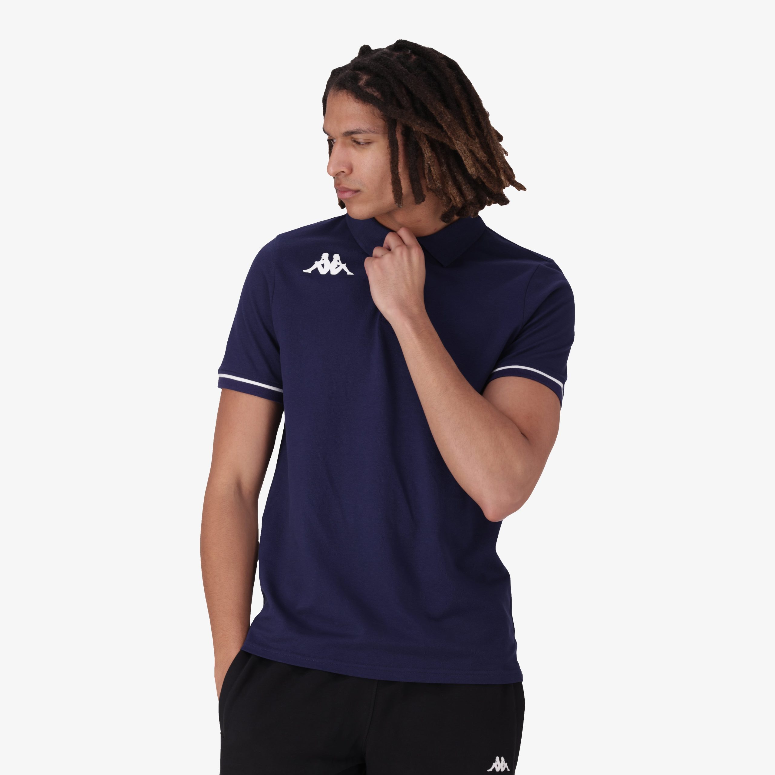 Barli Polo - Blue Marine/White - Image 5