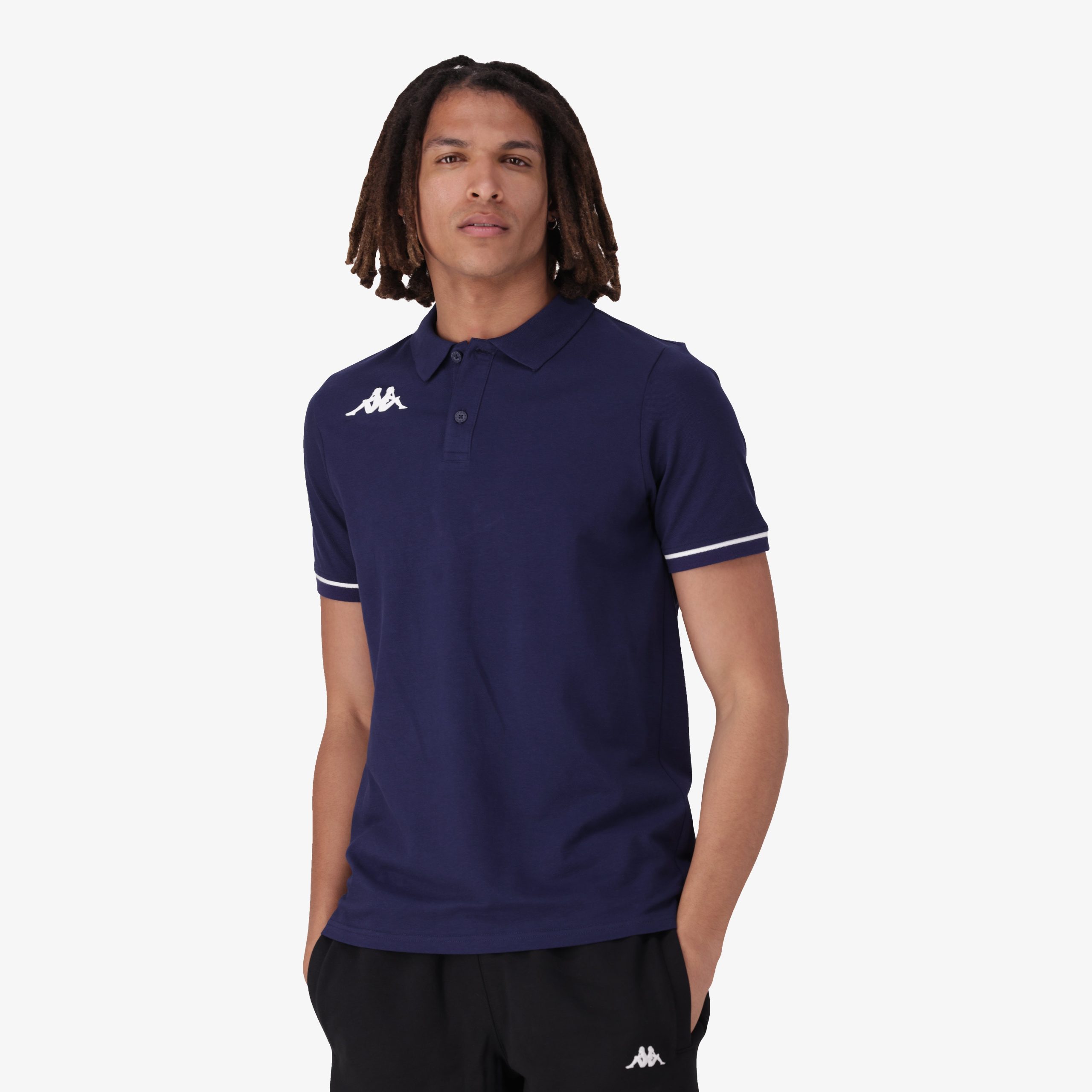 Barli Polo - Blue Marine/White - Image 4