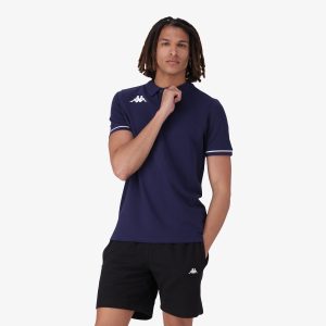 Barli Polo - Blue Marine/White
