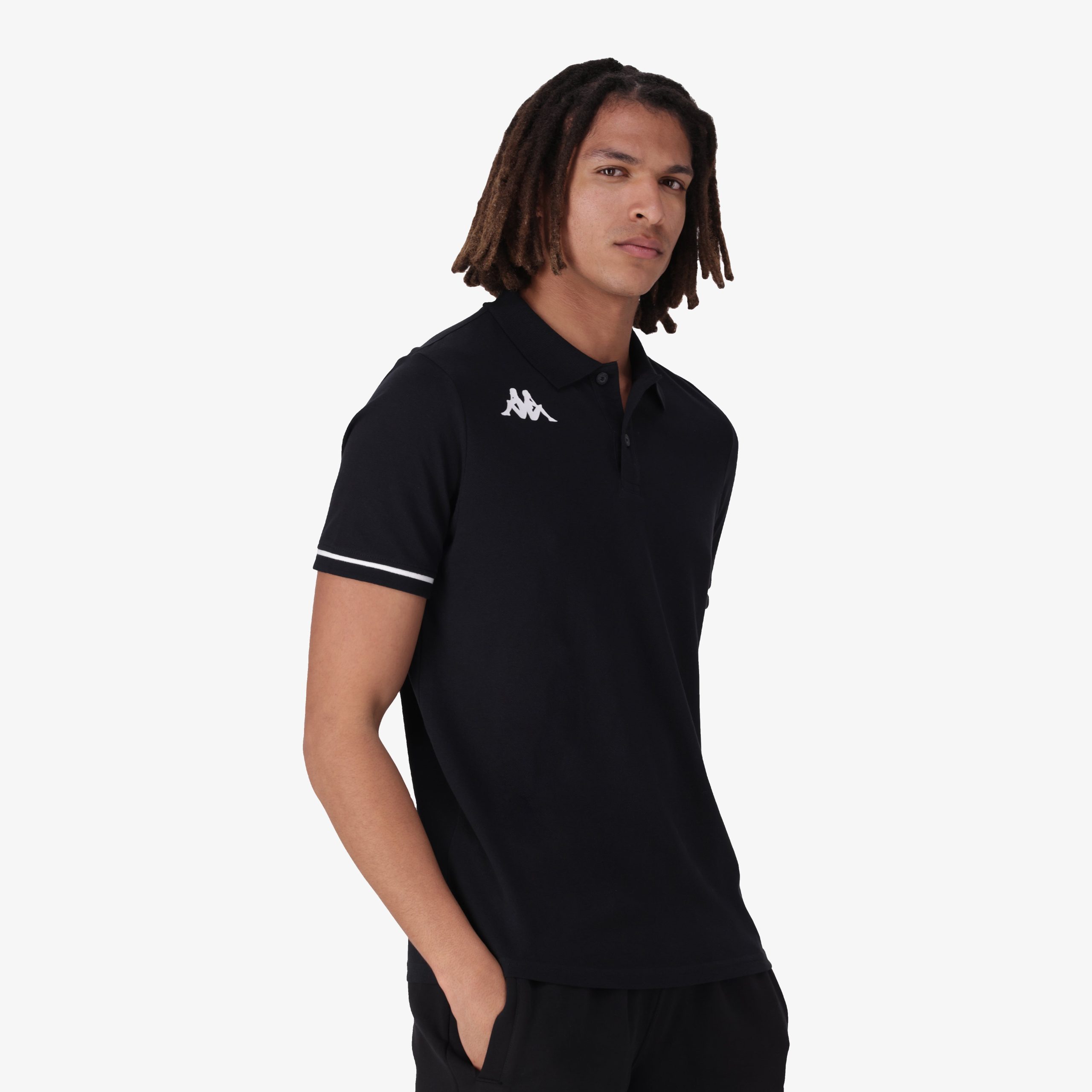 Barli Polo - Black/White - Image 5