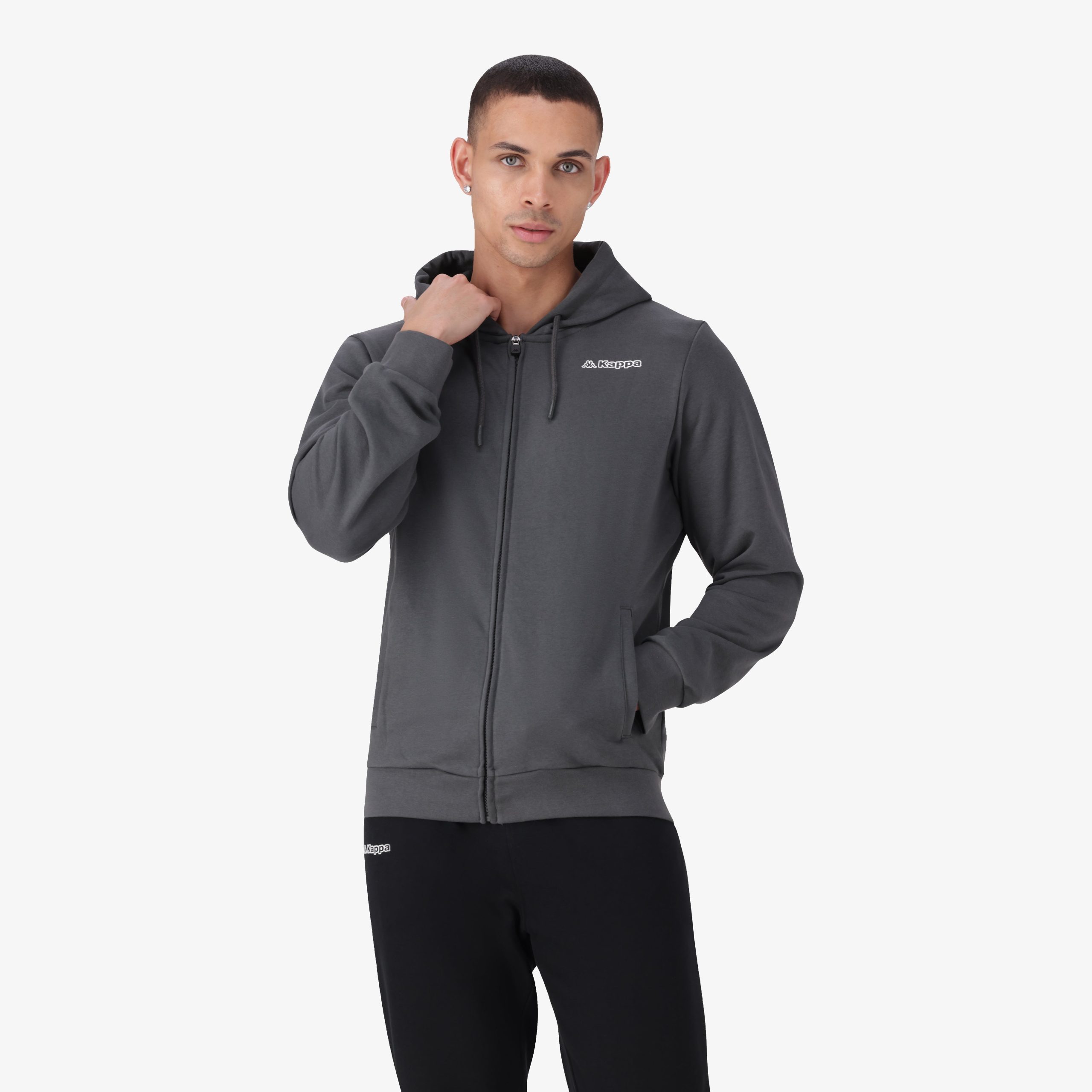 Logo Gruffio Hoodie - Green Blackish - Image 2