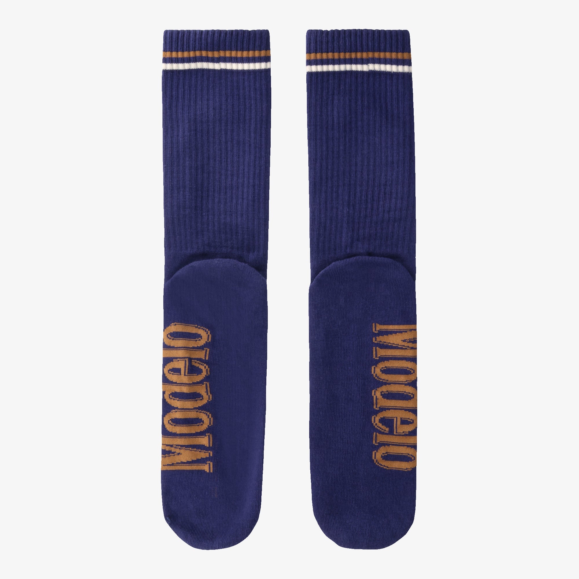 Authentic Abdul Modelo Socks - Blue Evening - White Milk - Brown Pale G - Image 2