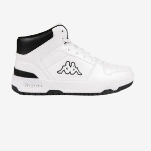 Logo Coda Mid Sneakers - White Black